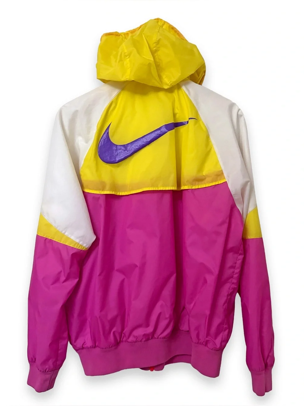 NIKE color block Windbreaker size Medium Pink spring streetwear pink jacket M